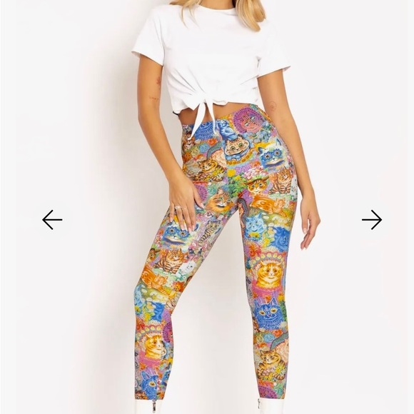 BRAND NWT *Limited Edition* Blackmilk - WAIN'S CATS HWMF LEGGINGS - LIMITED - Picture 10 of 11